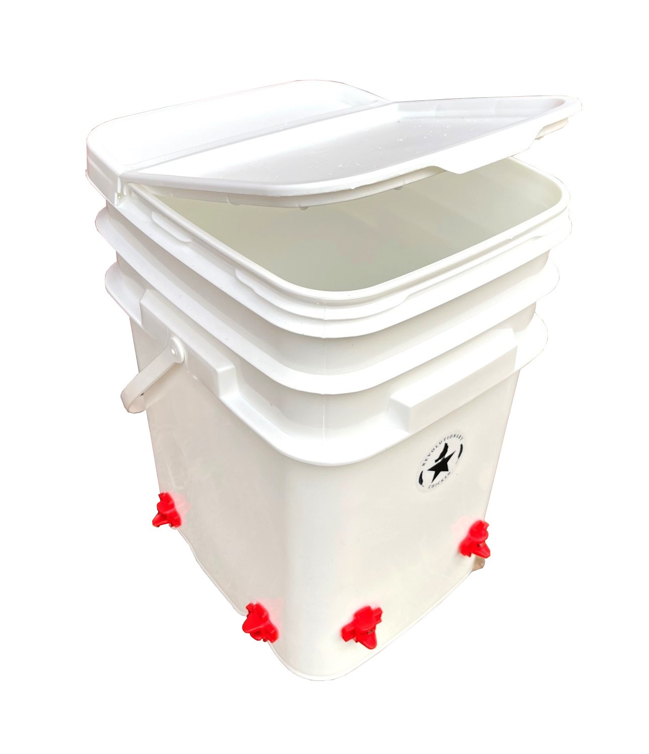 hinged lid for easy filling